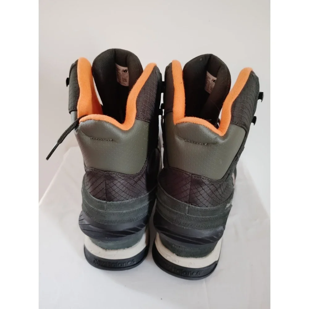 NWOT New Balance BM1000GR Winter Waterproof Hiking Boots Olive Orange Men 16
